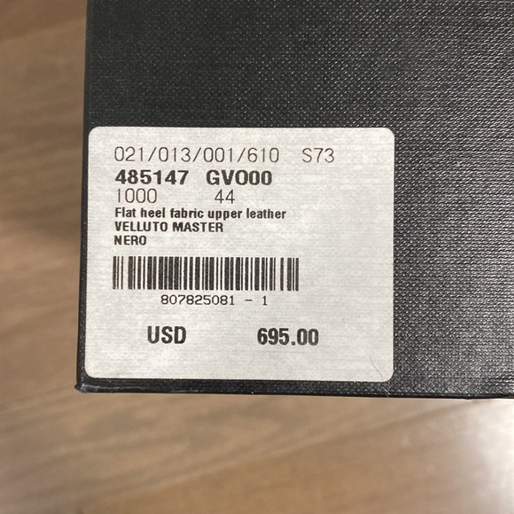 SAINT LAURENT YSL “SMOKING SLIPPER” BLACK SZ 44 US 11 - Picture 7 of 7